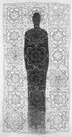 Φύλακας II, μολύβι σε χαρτί, 199 X 100 εκ